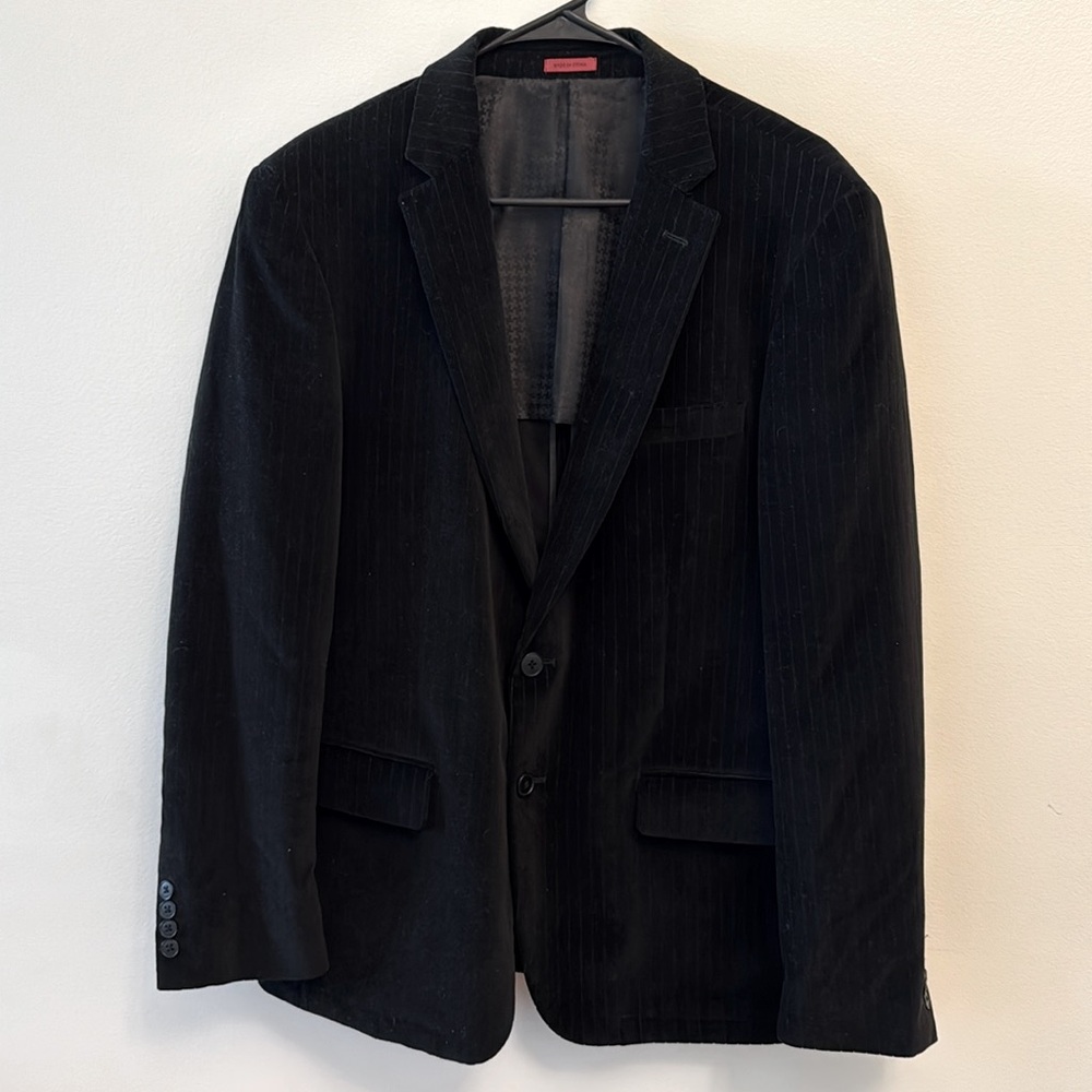 John Varvatos Velvet Velour Blazer – Size 42R
